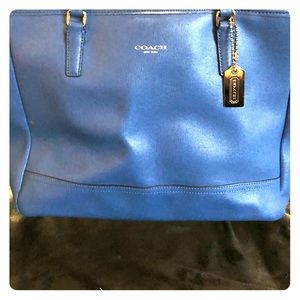 Cobalt blue Coach purse